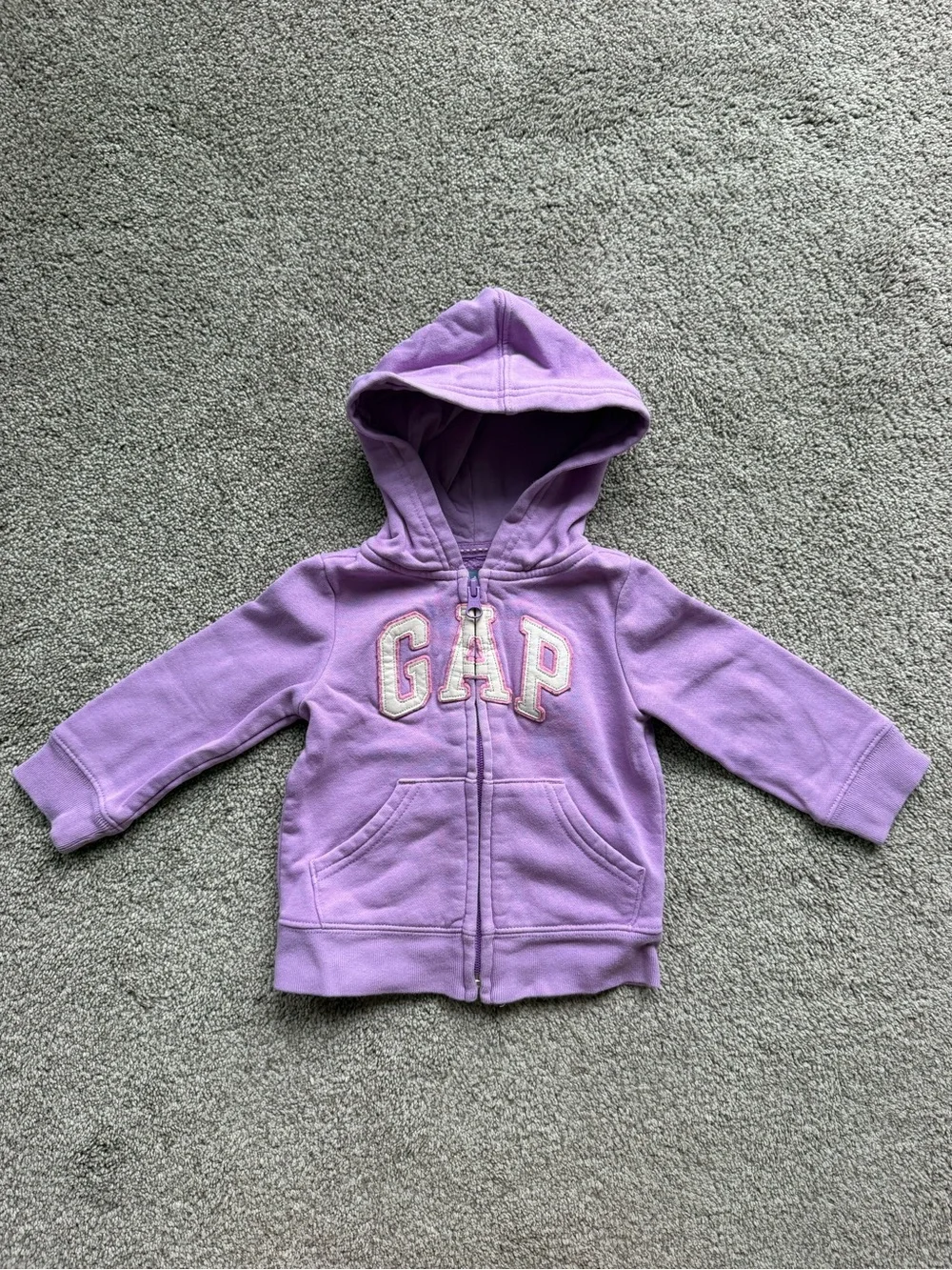 GAP Lavender Hooded Zip Sweatshirt for Kids